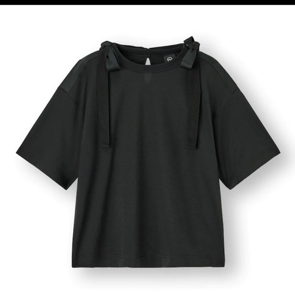 GU x undercover ribbon tee shirt black size small - Picture 1 of 8